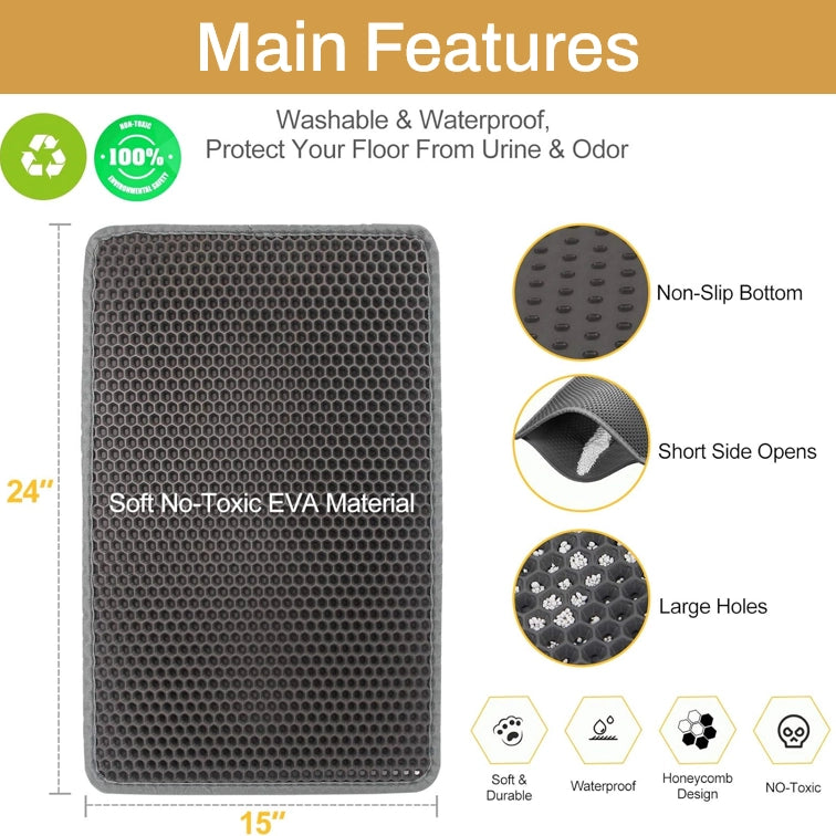 Kitty Shieldz™ Mess Free Litter Mat
