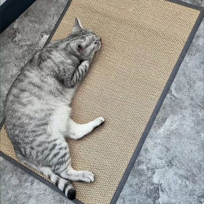 Bamboo Cat Scratcher Mat